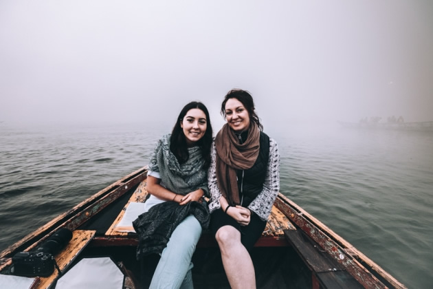 On the River in Varanasi